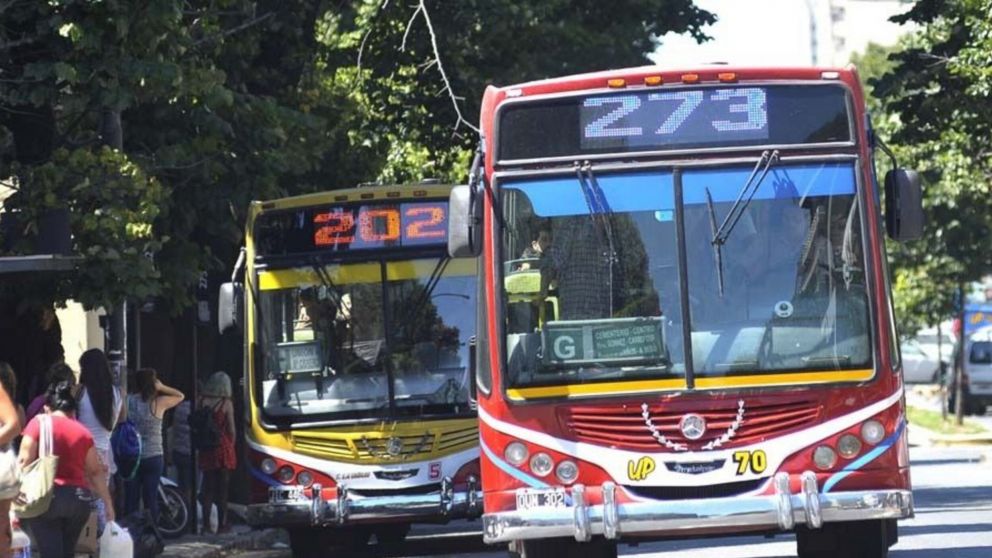 Paro de colectivos a partir del jueves