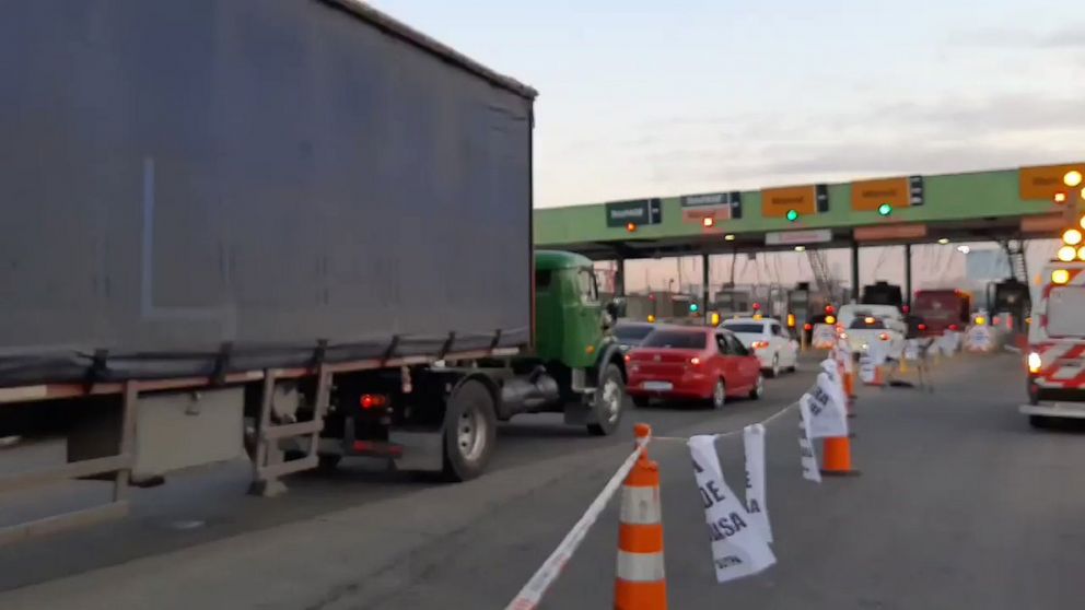 Las medidas de fuerza en las estaciones de peaje comenzaron el viernes pasado