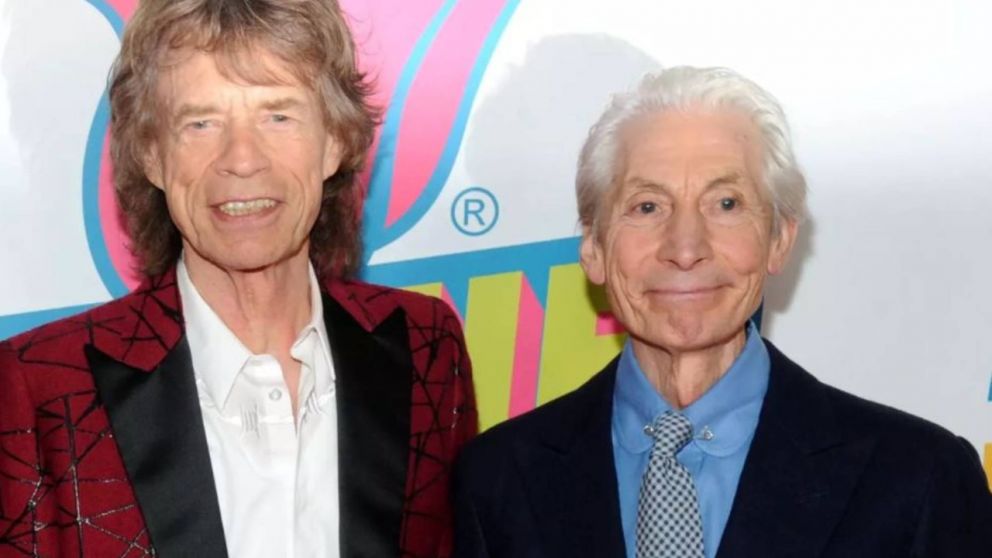 Mick Jagger y Charlie Watts