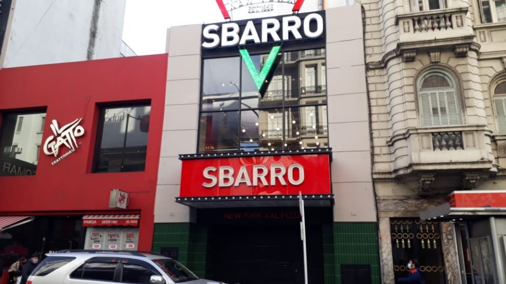 Sbarro abre su primer local en Buenos Aires