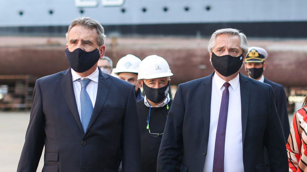 Alberto Fernández y Agustín Rossi