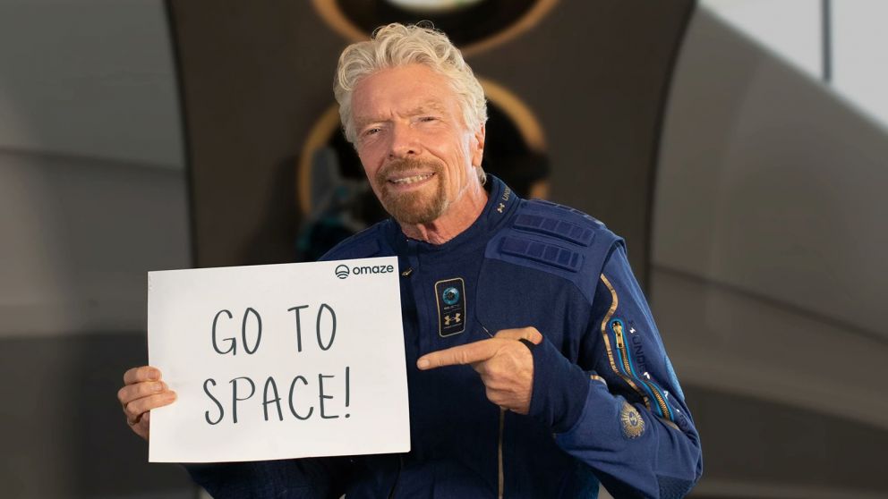 Richard Branson, el primer multimillonario en llegar al espacio