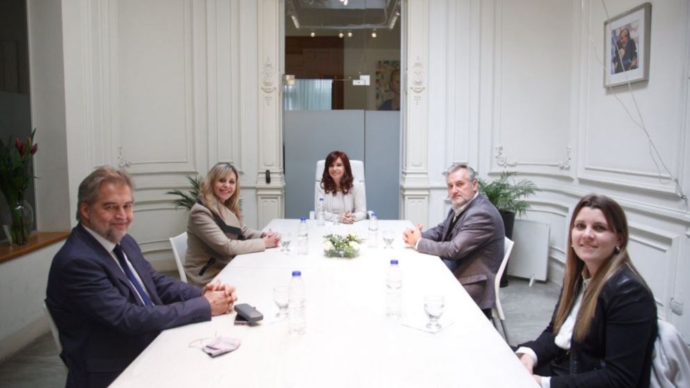 Cristina Fernández de Kirchner en el Instituto Patria