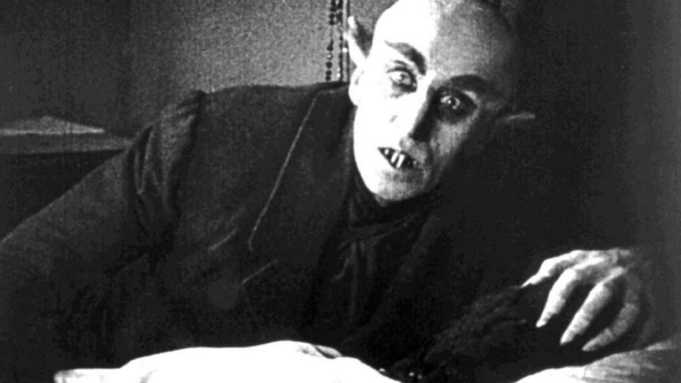 El vampiro Nosferatu es uno de los más populares del cine