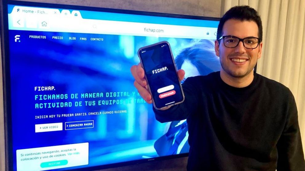 Lucas Mailland es el CEO de Fichap