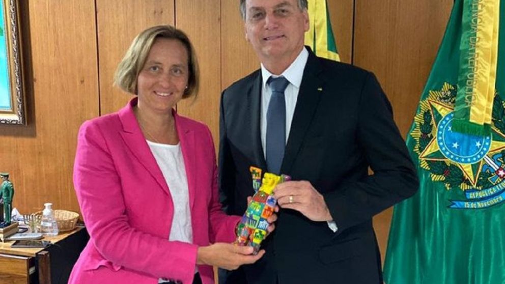 Bolsonaro se reunió con Beatrix von Storch y respondió a las críticas