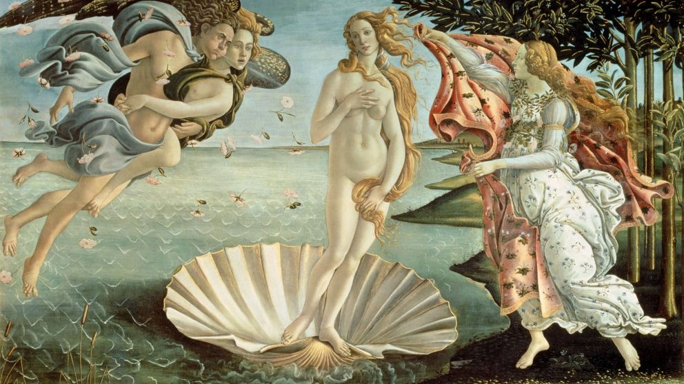 El nacimiento de Venus, de Sandro Botticelli
