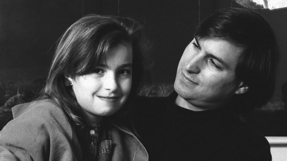 Steve Jobs y su hija Lisa
