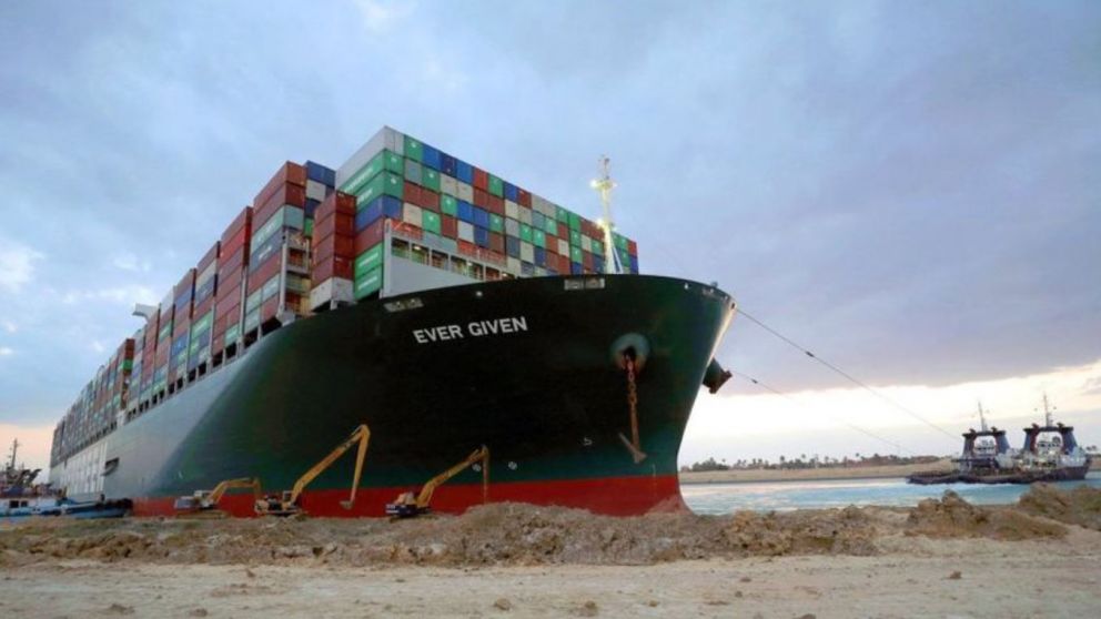 El portacontenedores Ever Given es uno de los más grandes del mundo