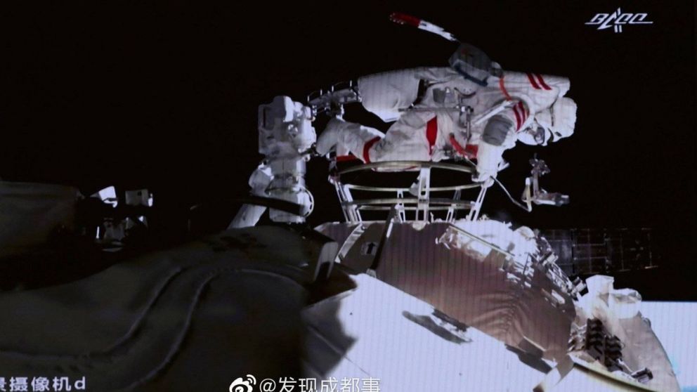 Estación espacial china - Fuente: @CNSAwatcher