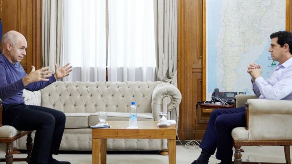 De Pedro y Rodr�guez Larreta repasaron en Casa Rosada temas de gesti�n entre Naci�n y Ciudad