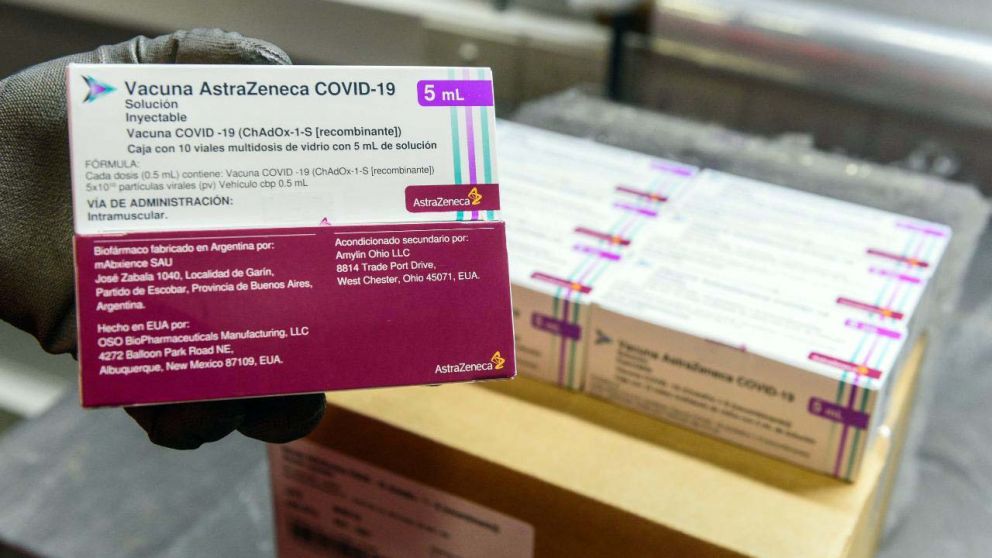 Vacunación Covid 19: esta semana llegaron 2 millones de dosis de Astrazeneca