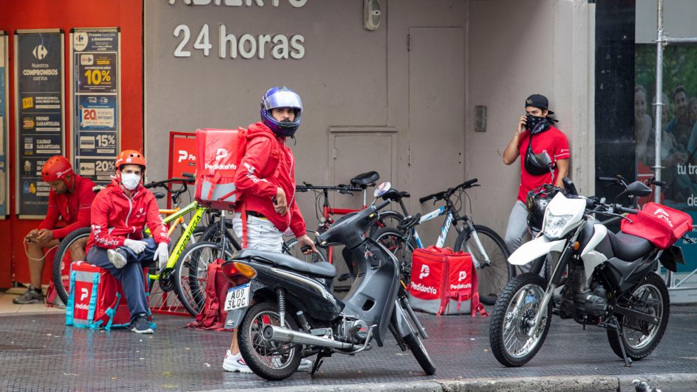 El 70% de los repartidores trabaja casi siete veces a la semana