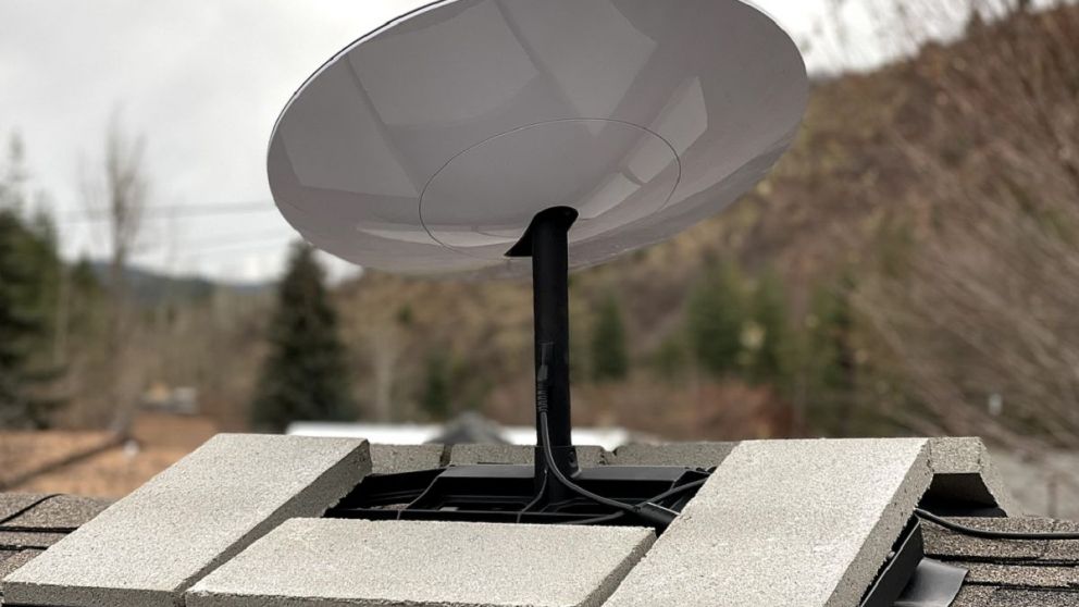 La antena Starlink funciona con los sat�lites de SpaceX