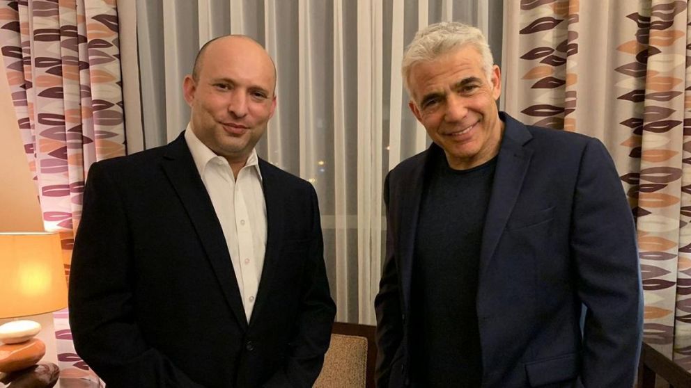 Bennet y Lapid se alternarán como primeros ministros dos años cada uno si hay votación positiva el domingo