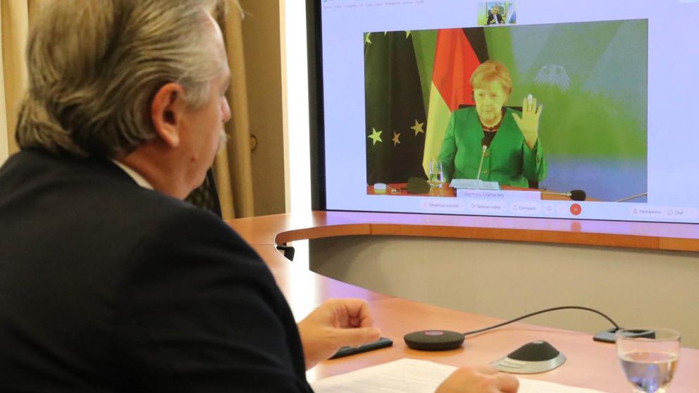 La reunión virtual entre Fernández y Merkel podría haber sido clave para el avance de las negociaciones