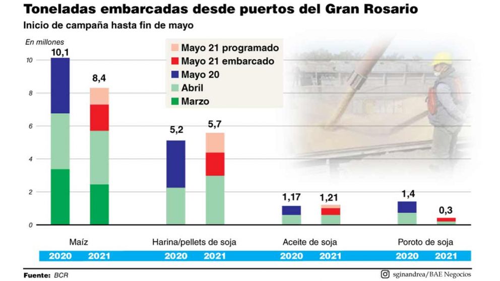 Soja: crece la molienda y aumenta el valor agregado en las exportaciones del campo