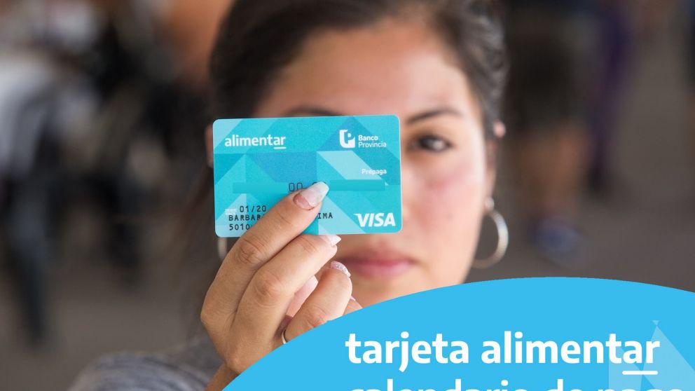 Calendario de pagos para la tarjeta alimentaria de Desarrollo Social