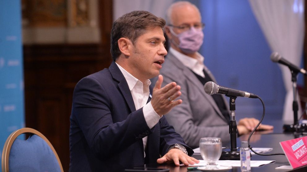Kicillof anunció las nuevas restricciones Covid junto al ministro de Salud, Daniel Gollan