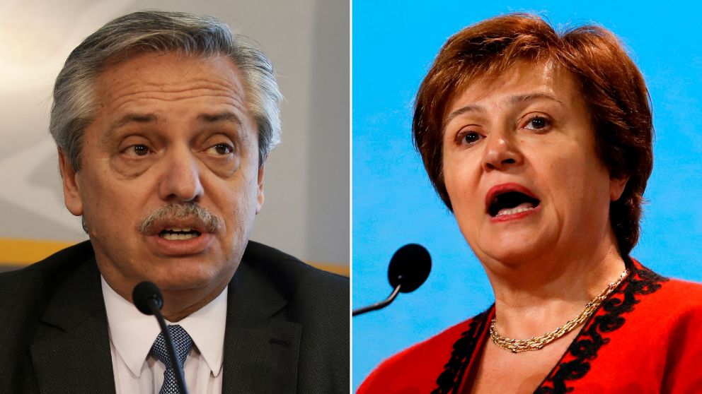Tasas, plazos y DEG, ejes de la cumbre Alberto-Georgieva
