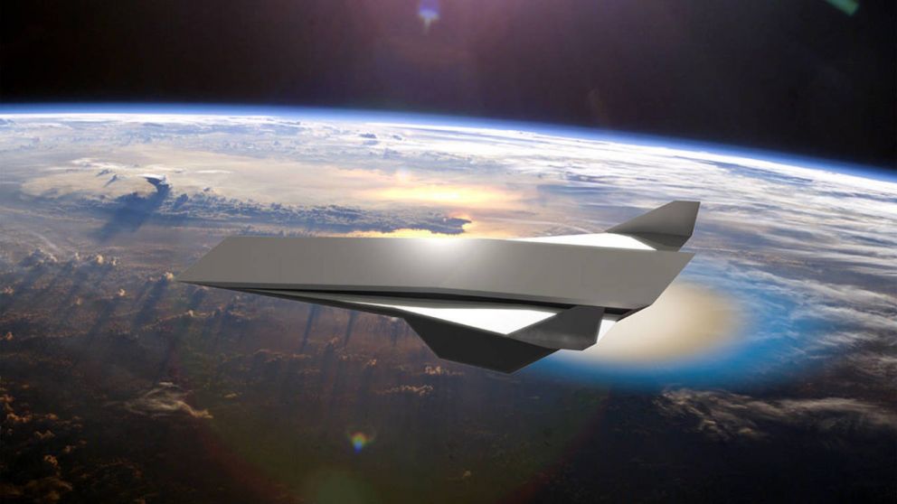 El avión hipersónico con motor de detonación oblicua.