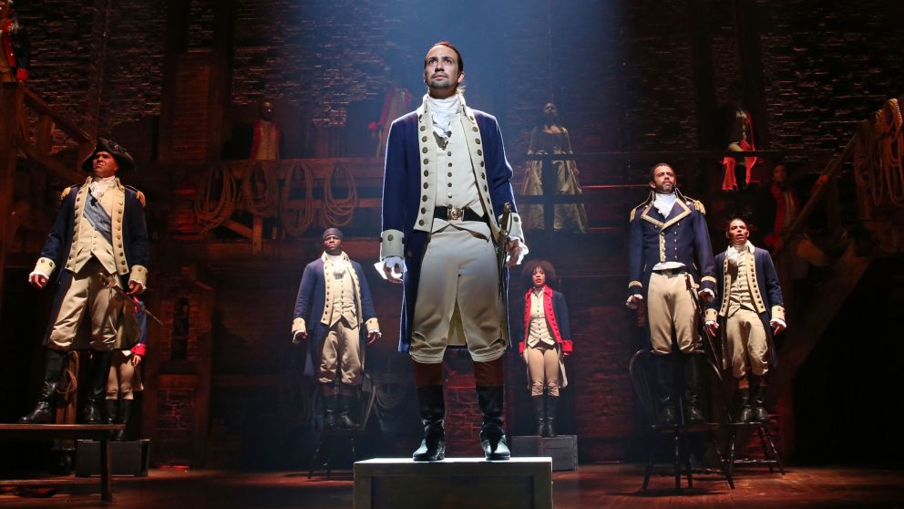 Hamilton, uno de los grandes éxitos contempoáneos en Broadway