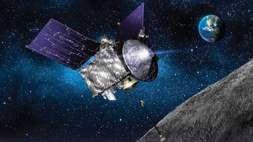 Osiris Rex carga más de 60 gramos de polvo y fragmentos del asteroide