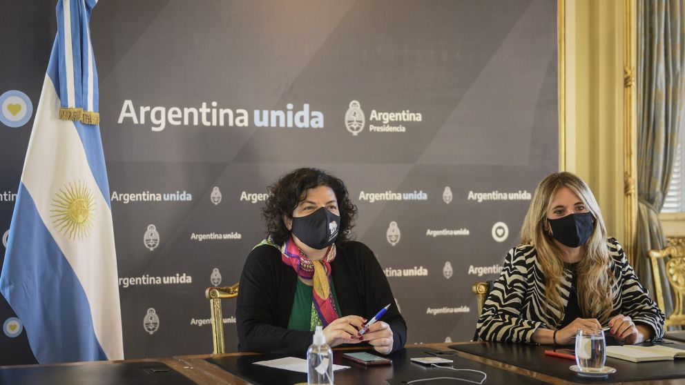 Los funcionarios cubanos le detallaron a Vizzotti los avances de las vacunas Soberana y Abdala