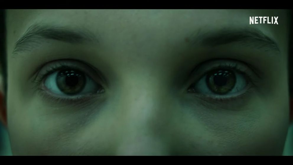 Eleven, la protagonista femenina principal de las primeras temporadas de Stranger Things y quien parece que guiará la trama de la cuarta.