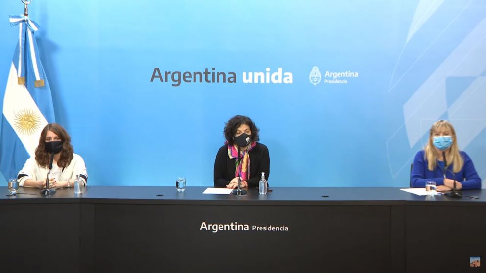 Sobre la segunda dosis de la Sputnik V, Vizzotti aclaró: "Le informamos a la Federación Rusa la cantidad de dosis y fechas en que tendrían que ir llegando"