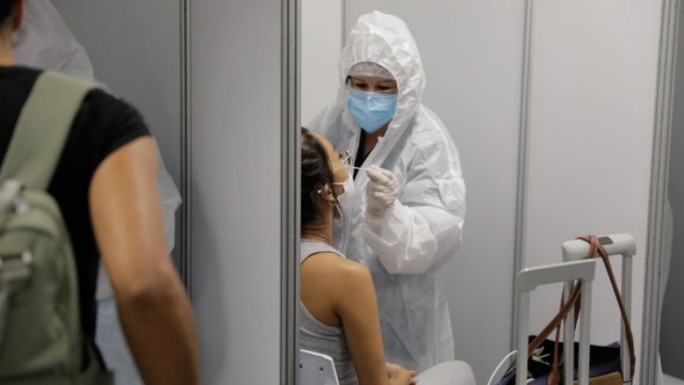 El centro de testeo en Ezeiza se instaló en febrero