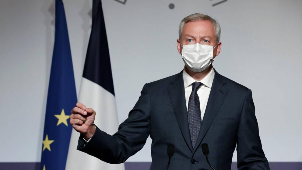 "En las próximas dos semanas, habrá más dinero para todas las compañías que sean capaces de invertir, contratar y crear empleos de nuevo", dijo el ministro de Economía francés, Bruno Le Maire