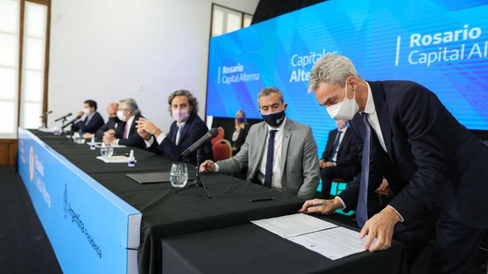 En las últimas horas, Meoni estuvo con el presidente Alberto Fernández en Rosario.