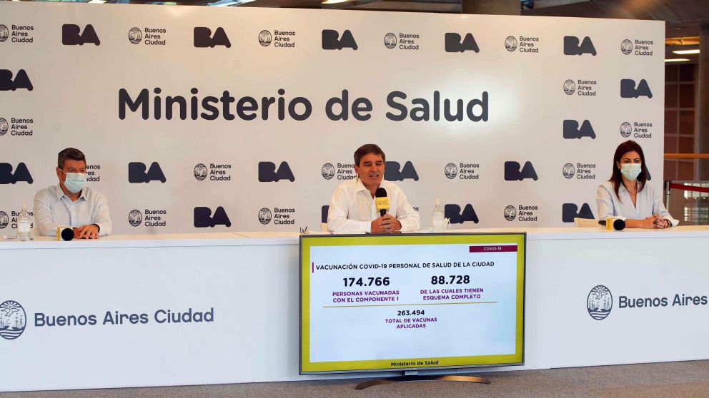 El ministro de Salud porteño, Fernán Quirós