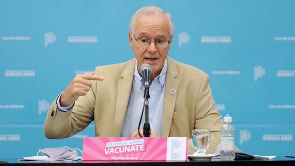 El ministro de Salud bonaerense, Daniel Gollan