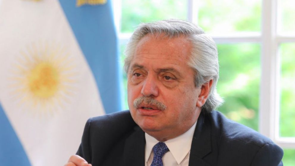 El presidente de la Naci�n, Alberto Fern�ndez