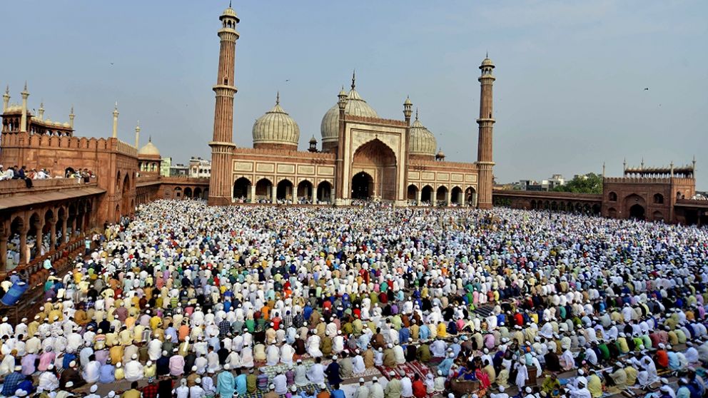 Las concentraciones masivas durante Ramadán son comunes entre los fieles musulmanes