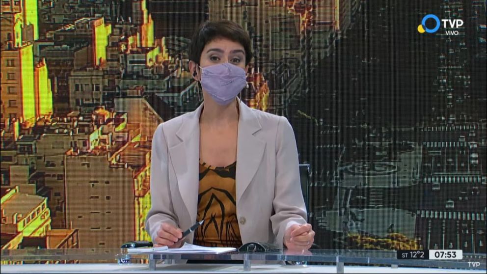 El noticiero matutino de la Televisión Pública fue el primero en comenzar su transmisión con los protocolos este lunes