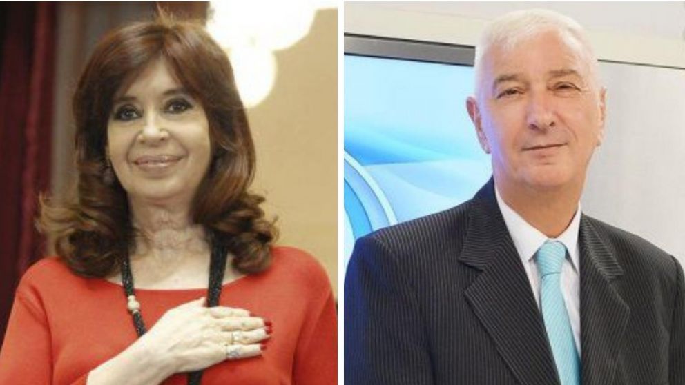 La vicepresidenta se despidió del periodista esta mañana