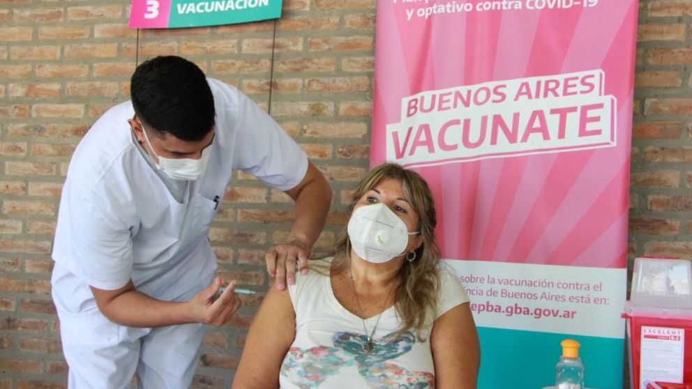 Vacunación contra el coronavirus PBA