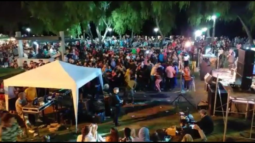 El municipio de Santa Elena, en Entre R�os, comparti� los videos de la fiesta