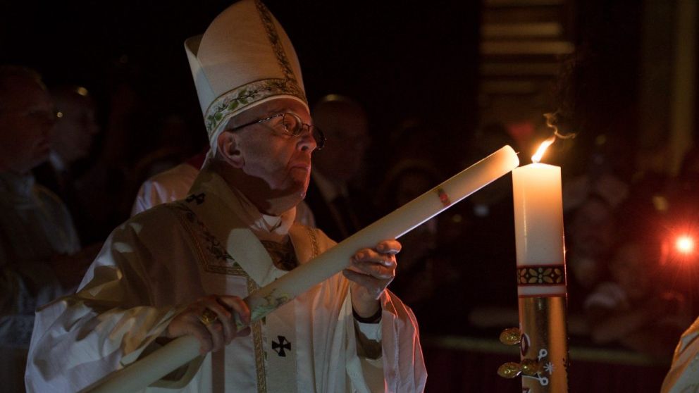 El Papa encabezó la ceremonia de las celebraciones