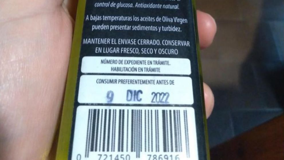 Anmat prohibió aceite de oliva "falsamente rotulado"