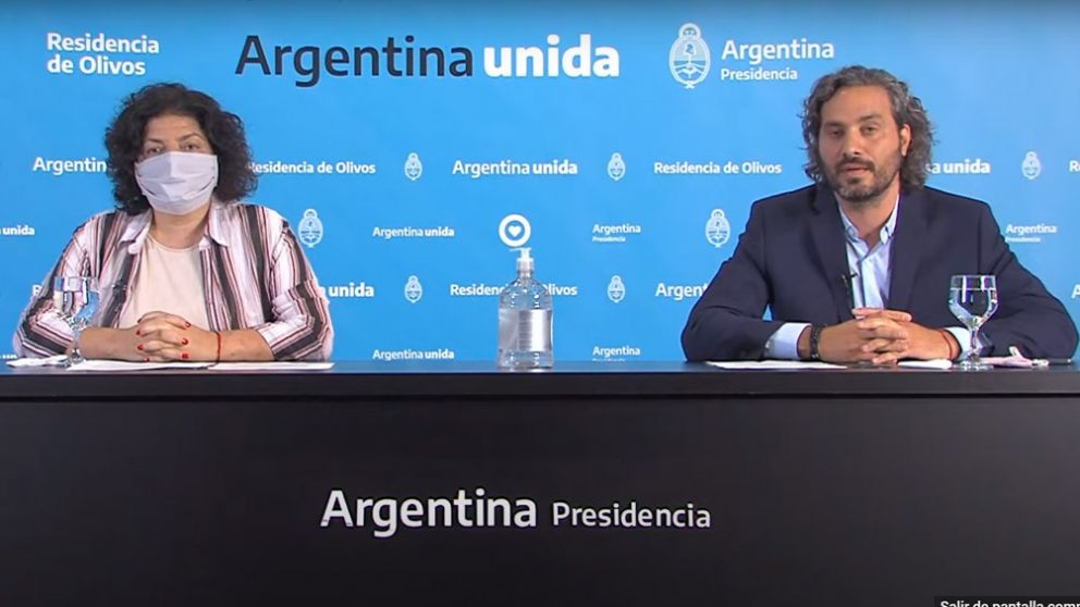 Vizzotti y Cafiero encabezaron los anuncios y coordinan las nuevas medidas