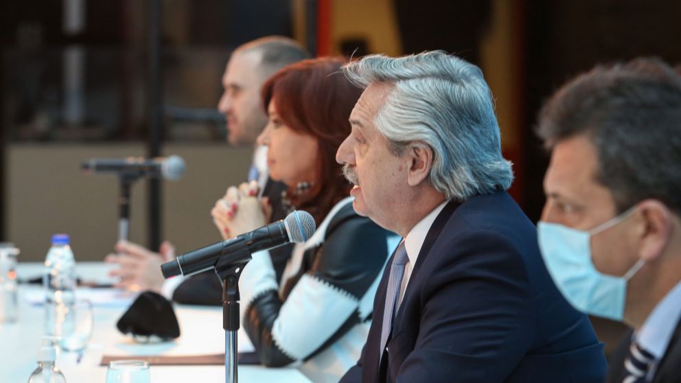 El Presidente desmintió ruptura en el FdT y dijo que Cristina Kirchner y Guzmán piensan lo mismo