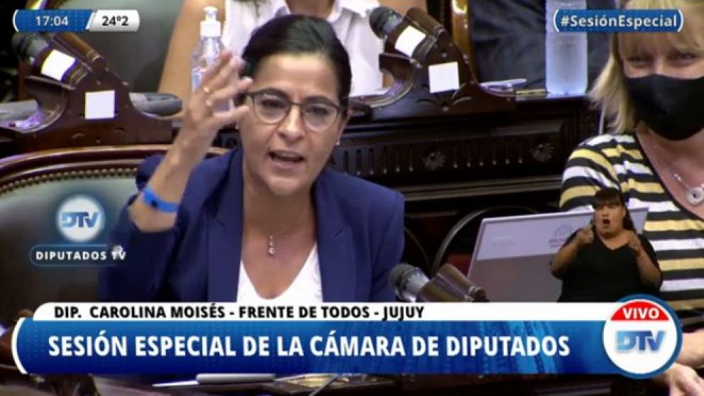 Carolina Moisés fue la encargada de cerrar las cuestiones de privilegio