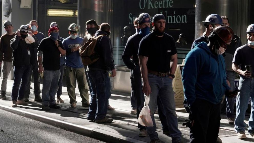El PIB de Estados Unidos creció más de lo previsto en el cuarto trimestre del 2020