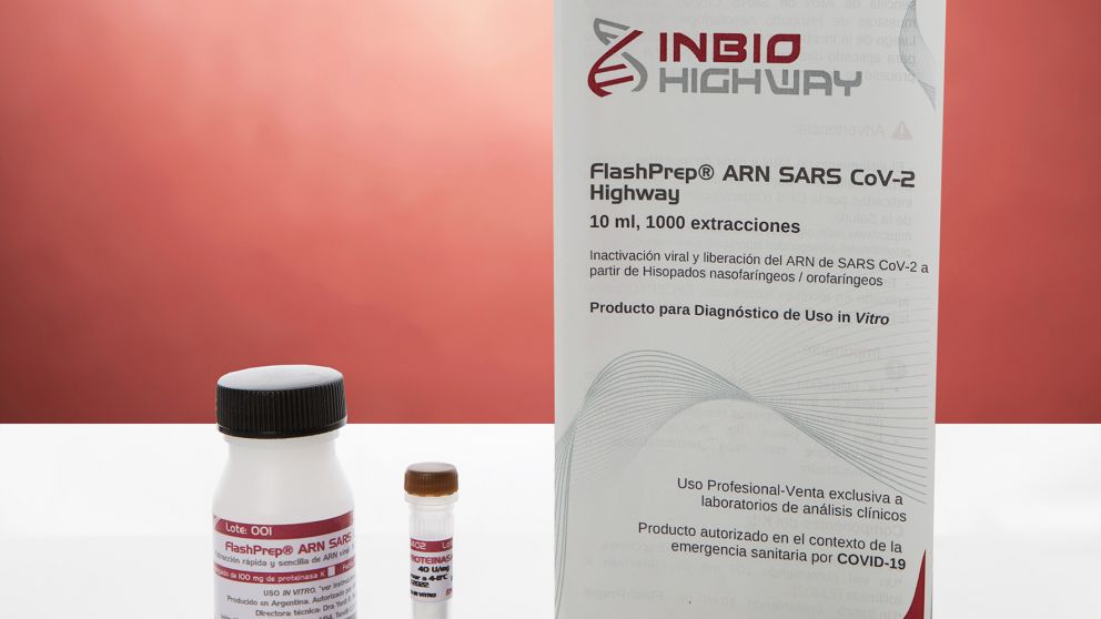 El kit lo fabrica y comercializa la empresa argentina Inbio Highway y ya se utiliza en laboratorios de diagnóstico en centros públicos y privados de todo el país