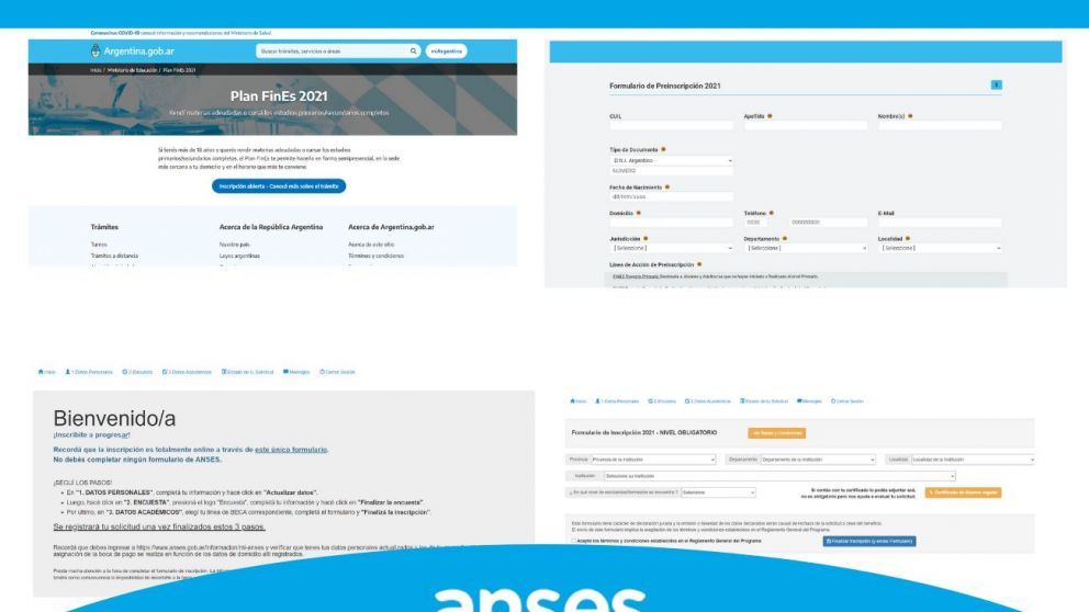 Instructivo: Plan Fines para acceder al pago de las Becas Progresar