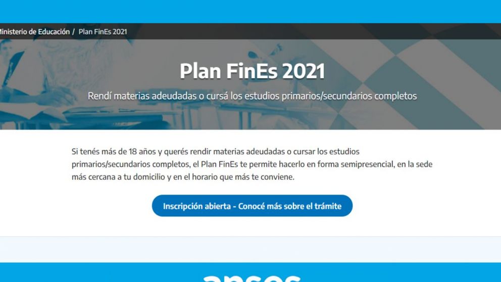 �Se puede combinar con Progresar Trabajo con plan Fines?